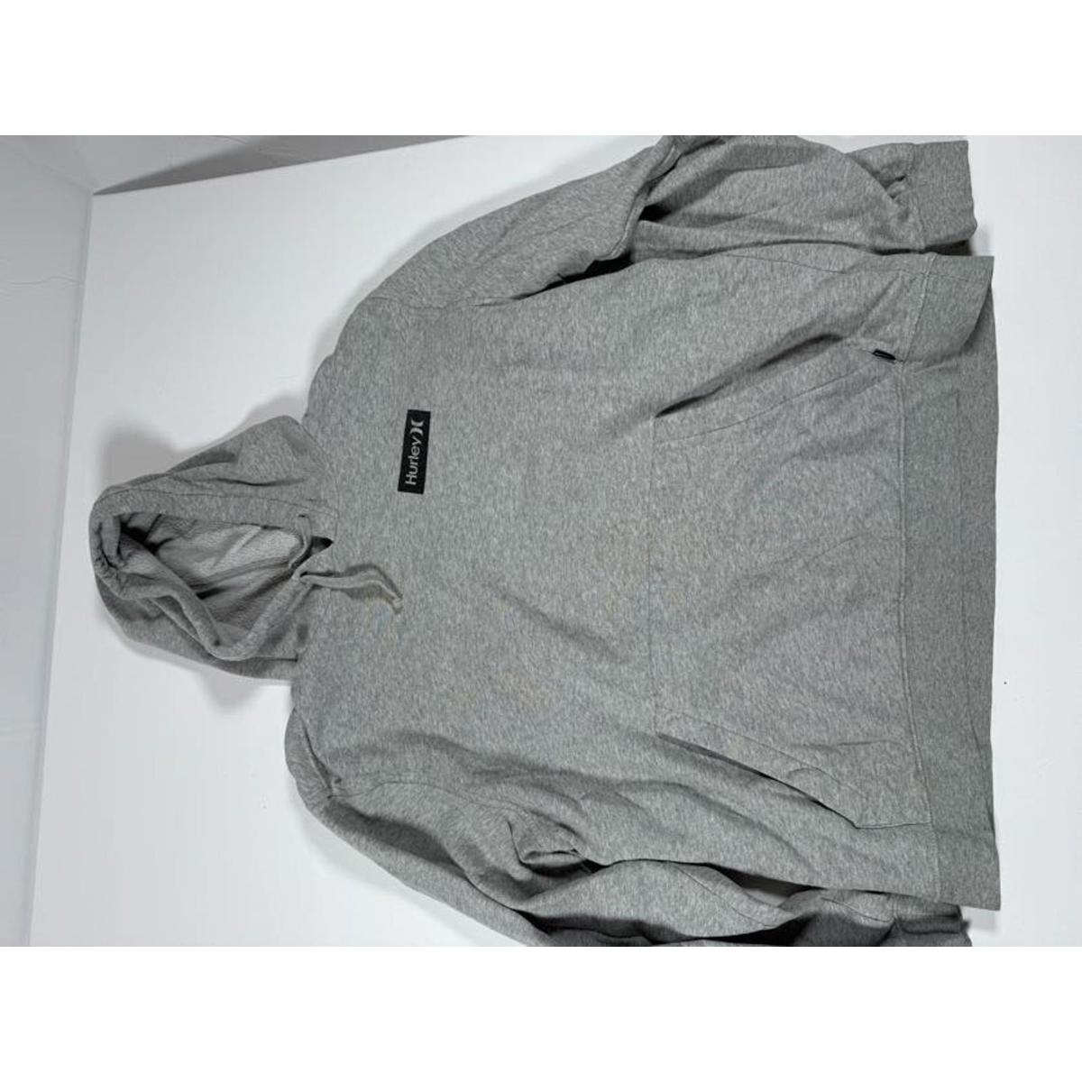 Hurley Gray Pullover Hoodie Sweatshirt Xl